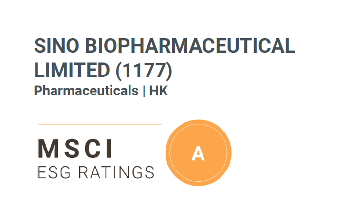 深耕收获认可，中国生物制药MSCI ESG评级跃升至A级